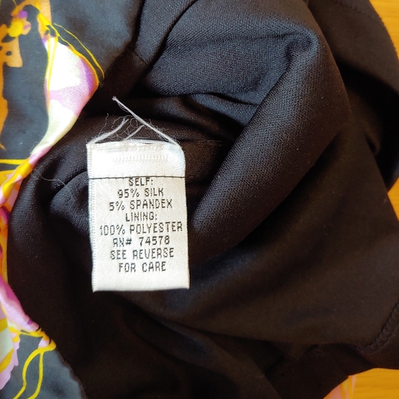 Y2K Cache Silk Cap Sleeve Square Neck Ruched Dress Padded Top - Picture 5 of 5